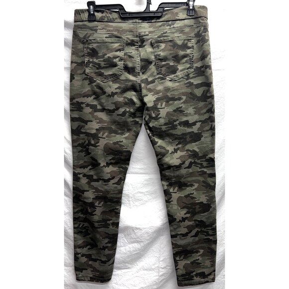 No Boundaries Misses Camo Print Skinny Pants RLXG (15-17) Stretch Fabric Casual - Picture 2 of 3